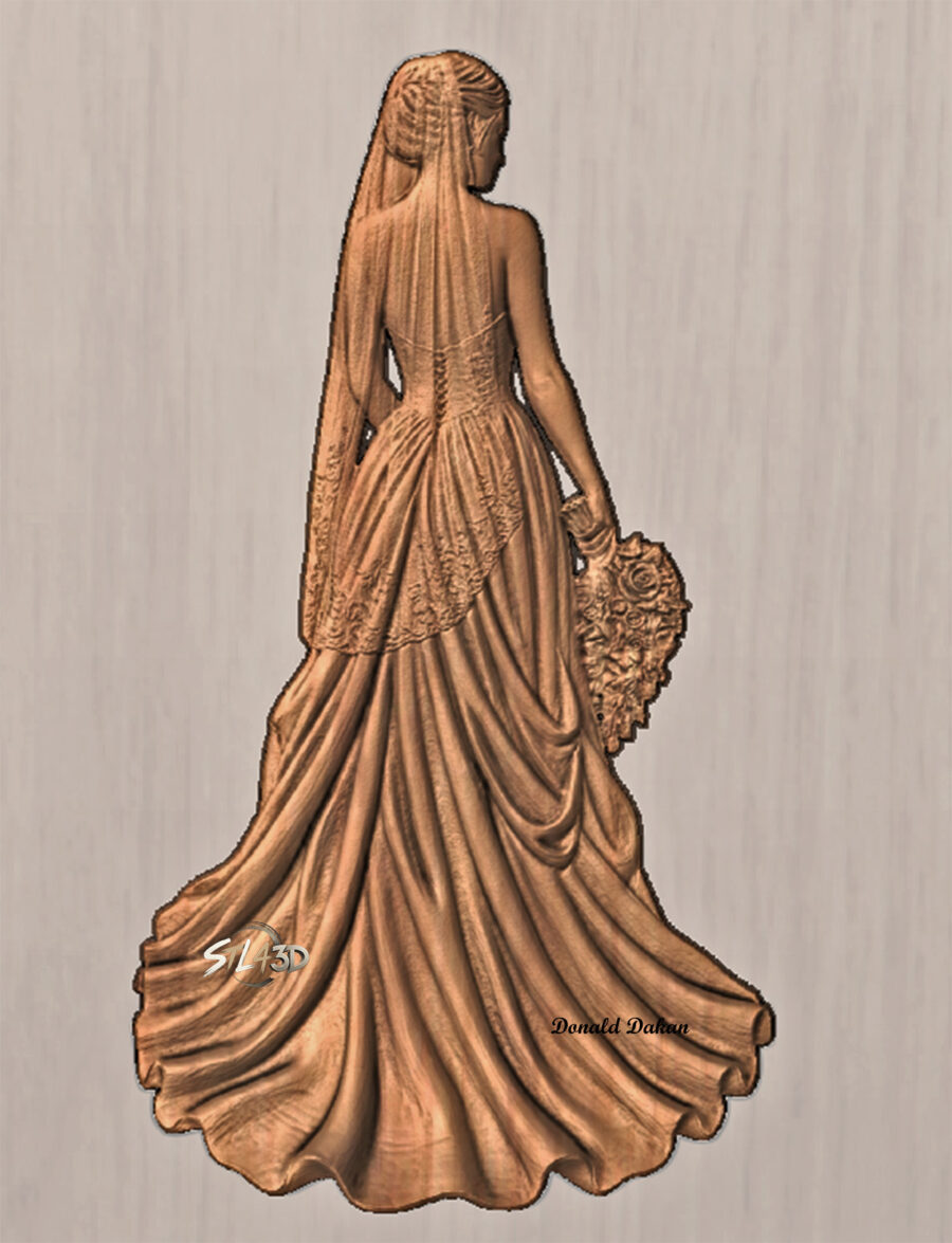 The Bride The Bride STL File for CNC Router