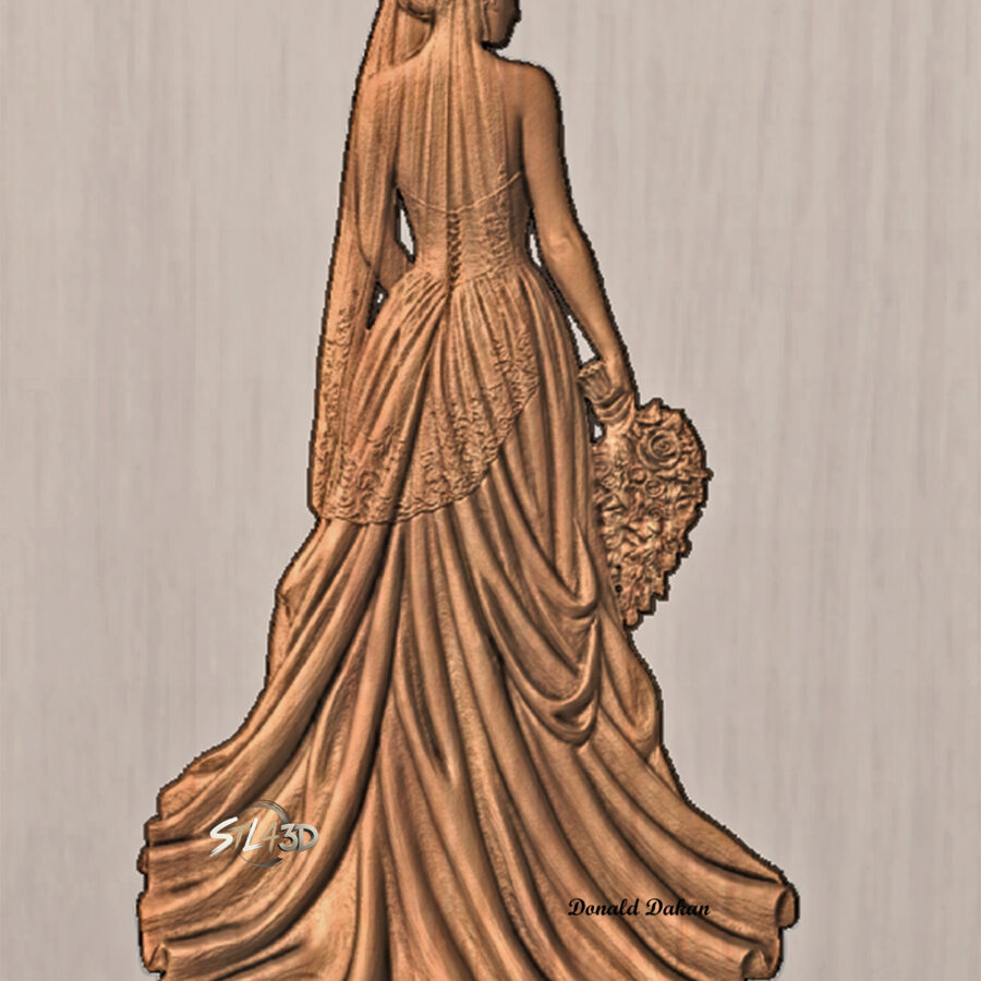 The Bride The Bride STL File for CNC Router