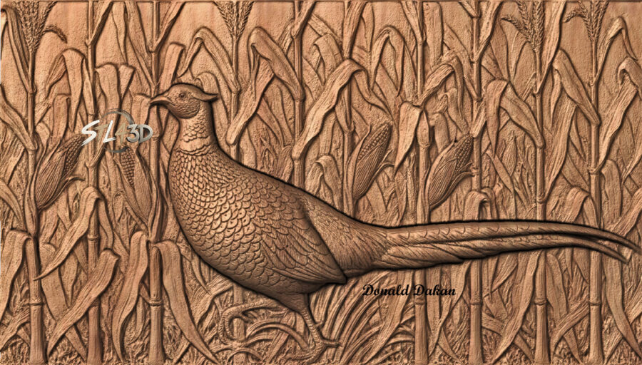 pheasant Pheasant STL File for CNC Router